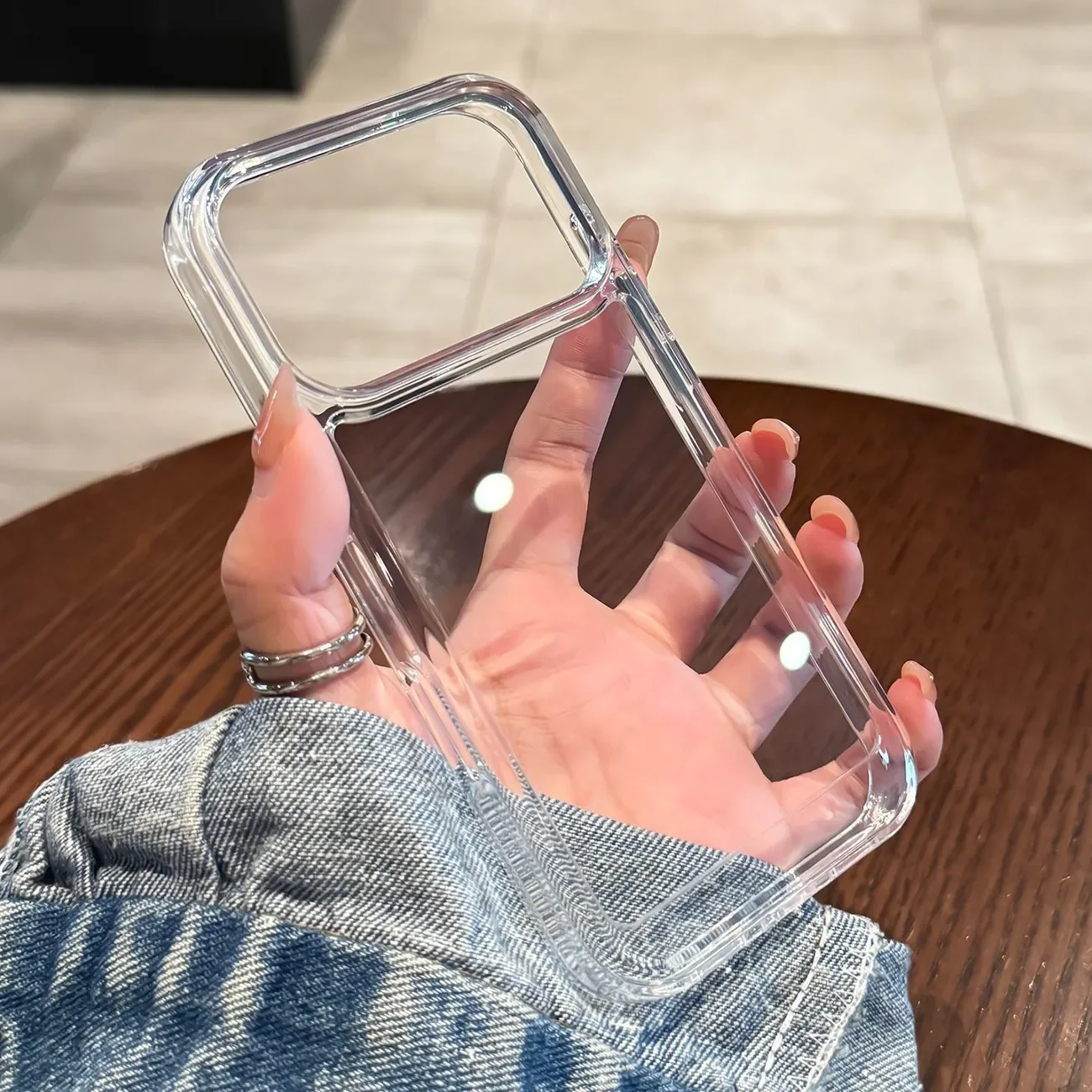 Luxury Transparent Shockproof Phone Case For iPhone 17 16 15 14 13 12 11 Pro MAX XR XS 17air MINI 7 8 Plus Clear Bumper Cover