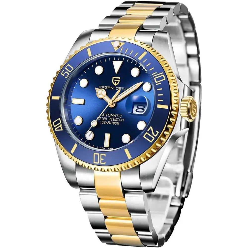 

Элегантные мужские автоматические механические часы с японским механизмом NH35 с автоподзаводом, безель Ceic из нержавеющей стали, водонепроницаемые, для бизнеса и спорта