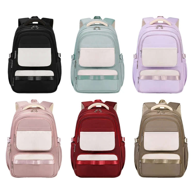 Teen Boys Girls School Bag Túi lớn Tổ chức lô Daypack thông thường