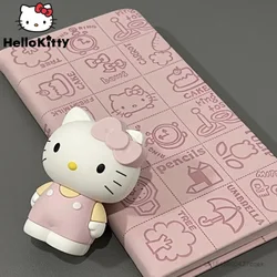 Sanrio Hello Kitty Cute Printed Page Notebook Y2k Aesthetic Mini Portable Diary Cartoon Stationery Supplies Study Plan Note Book