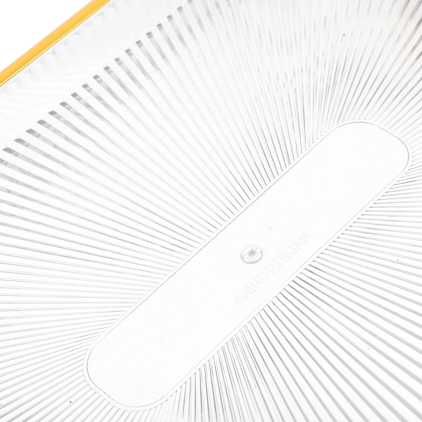 

Multipurpose Reusable Rectangle Storage Plate Serving Tray Serving Plate for Fruit Dessert Snack Makeup Organizer with Handles