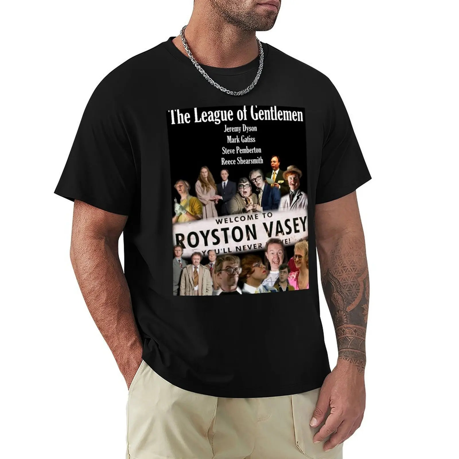 

The League of Gentlemen Montage T-Shirt Casual Loose Short Sleeve Tee for Men