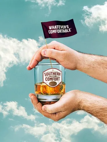 Southern Comfort, cartel de metal retro, placa decorativa para pared de garaje, A4