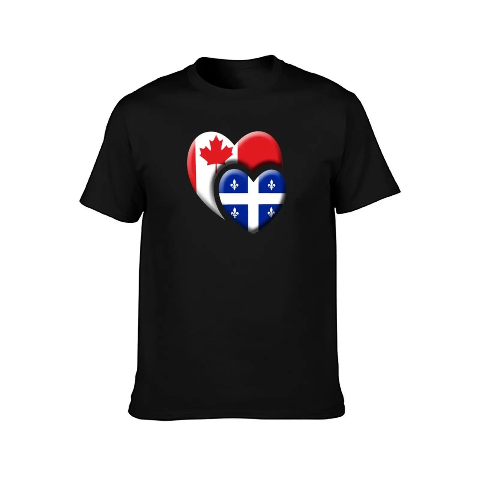 Quebec Canada T-Shirt Summer Casual Cotton Tee Oversized Streetwear Tops Vintage Graphic Print Loose Fit Short Sleeve