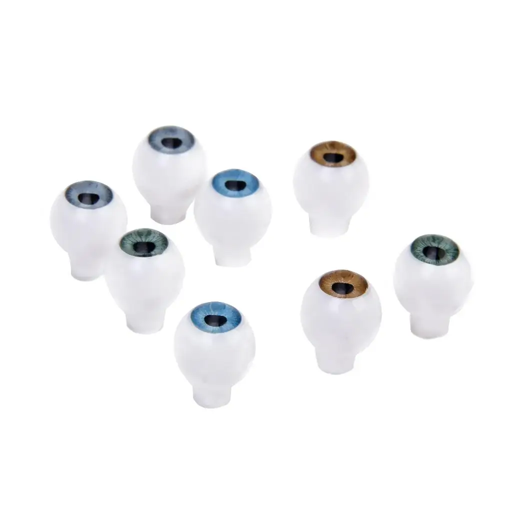 10mm Acrylic Doll Eyes Set Multicolor Accessories for Dolls Dolls Head DIY and Doll Making Projects