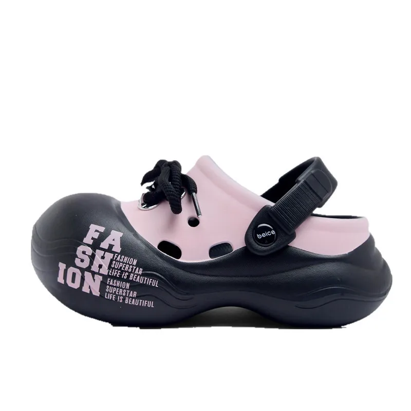 

Garden Shoes For Women Thick Sole Non-Slip Soft Sole Big Head Sandals Women's Slippers Beach Shoes