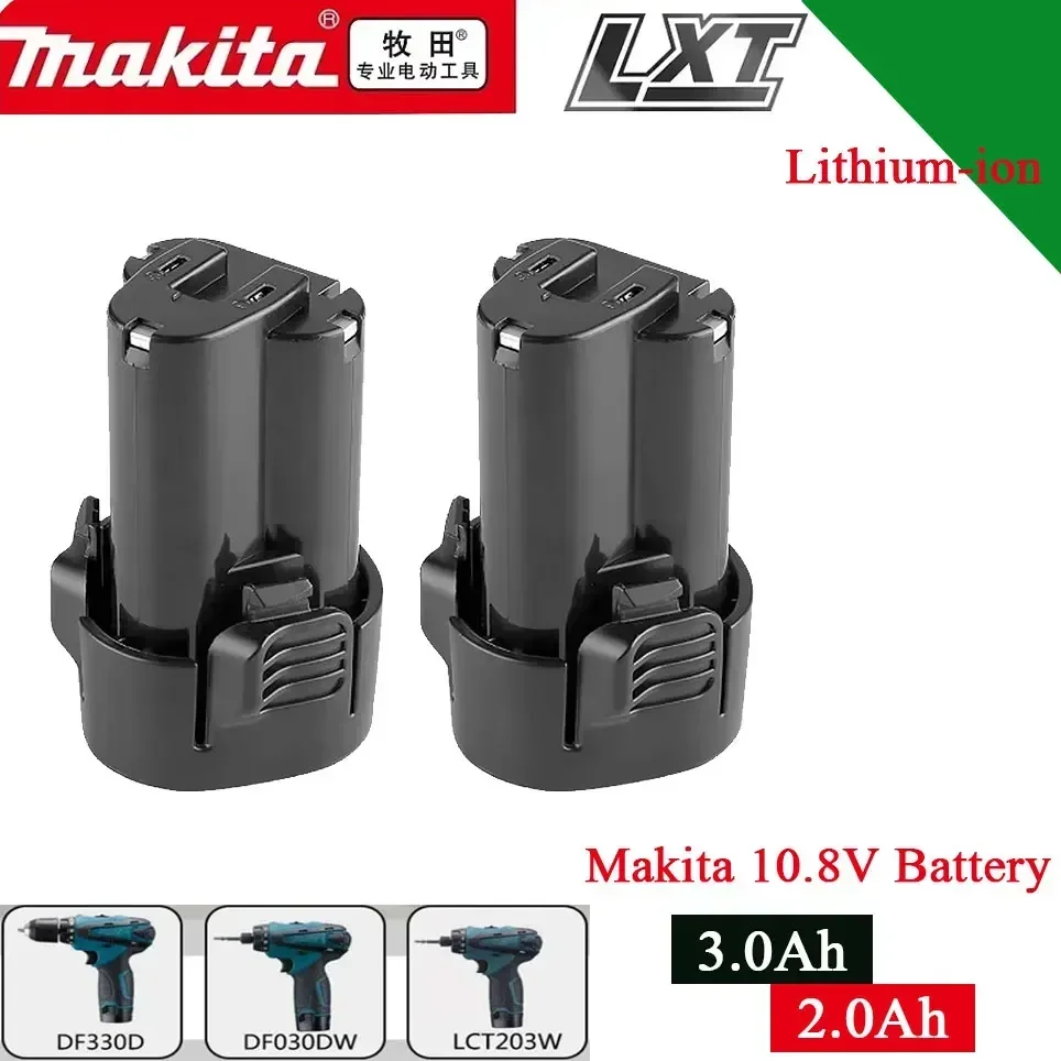 

For Makita BL1013 BL1014 10.8V 12V Max 3000mAh Lithium Battery 194551-4 TD090D TD090DW LCT203W LCT204 194550-6 DF030D