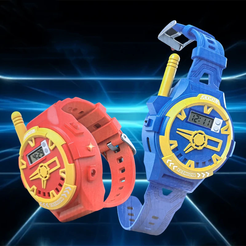Orologio walkie-talkie per bambini Giocattoli walkie-talkie per bambini Cercapersone wireless Giocattolo educativo domestico interattivo remoto per interni ed esterni