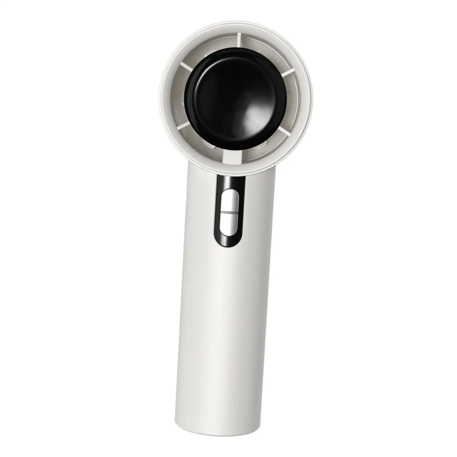 Mini Handheld USB Carregamento Ventilador de Refrigeração, Display Digital, Velocidades Ajustáveis, 17cm Comprimento, Verão Quente