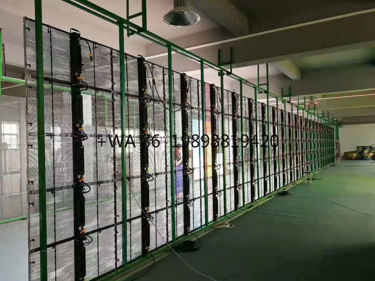 

customize Stage Events Mesh LED Screen Outdoor Advertising P3.91 Window Glass Led Display Indoor Transparent Led Panel Screen