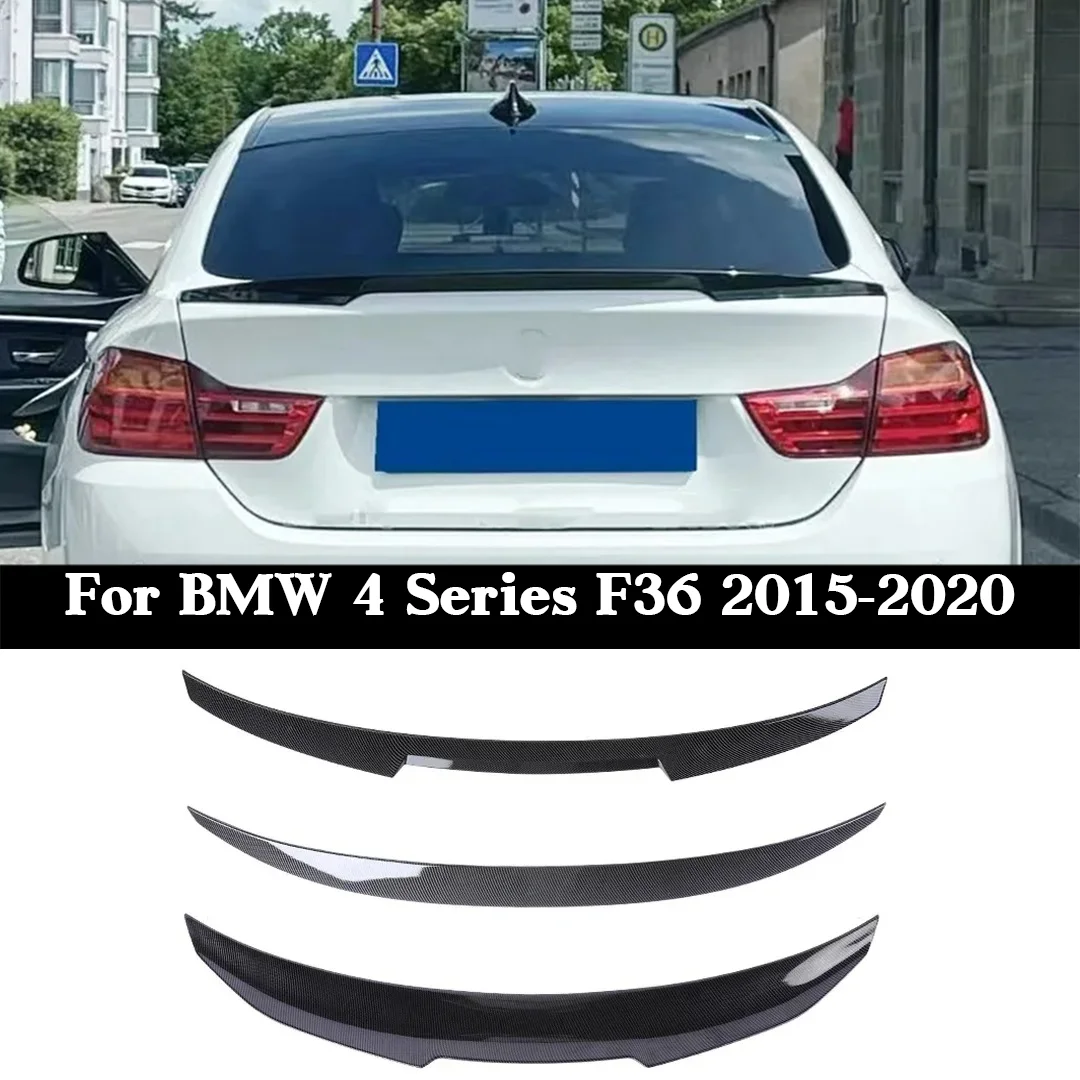 

Спойлер багажника из настоящего сухого углеродного волокна для BMW 4 серии F36 2015-2020, замена крыла багажника из полностью карбона для 430i 440i