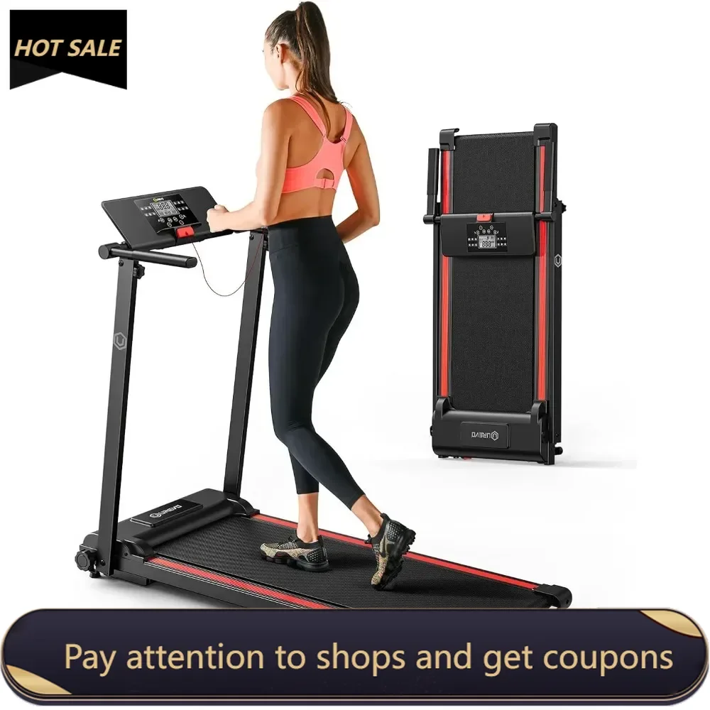 

Folding Treadmill，2.25HP Treadmills for Home with 12 HIIT Modes，Compact Mini Treadmill，Space Saving Small Treadmill Freight free