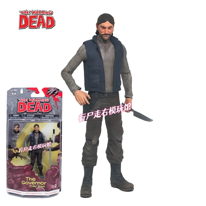 Original Anime Figure 4.5 Inches 1/12 THE GOVERNOR McFarland The Walking Dead Series Scale Model Action Figures Toy Gift