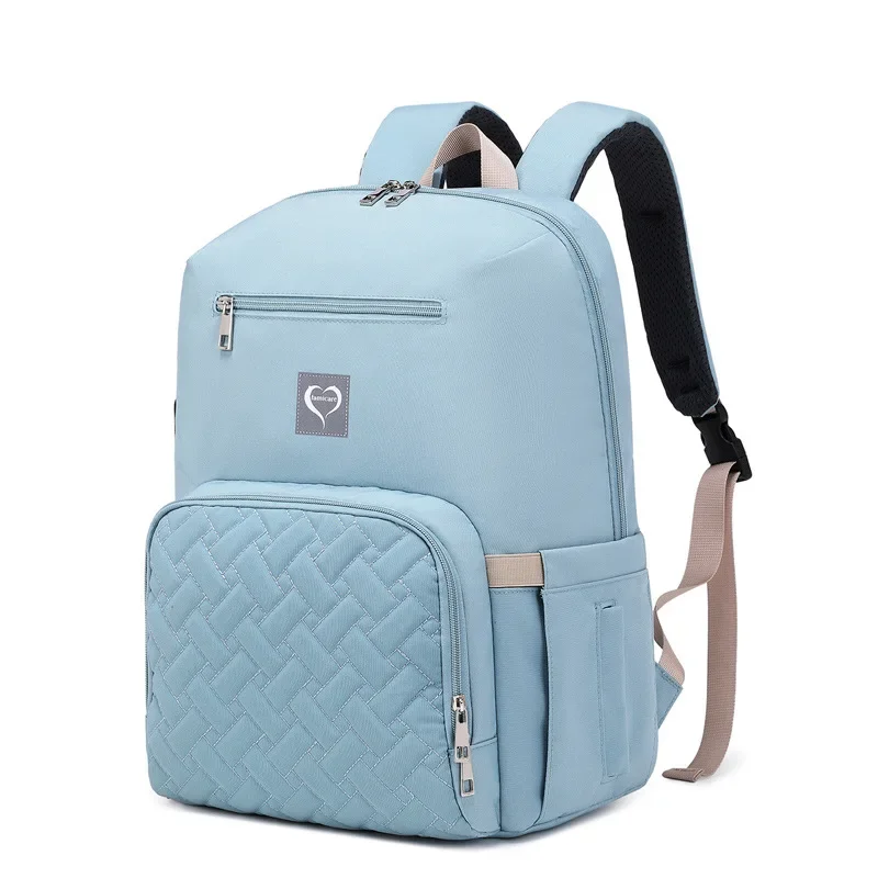 EG123 Japanese-Style Diaper Bag, Water-Repellent Large Capacity Maternity Backpack, Casual Oxford Cloth Women's Travel Bag