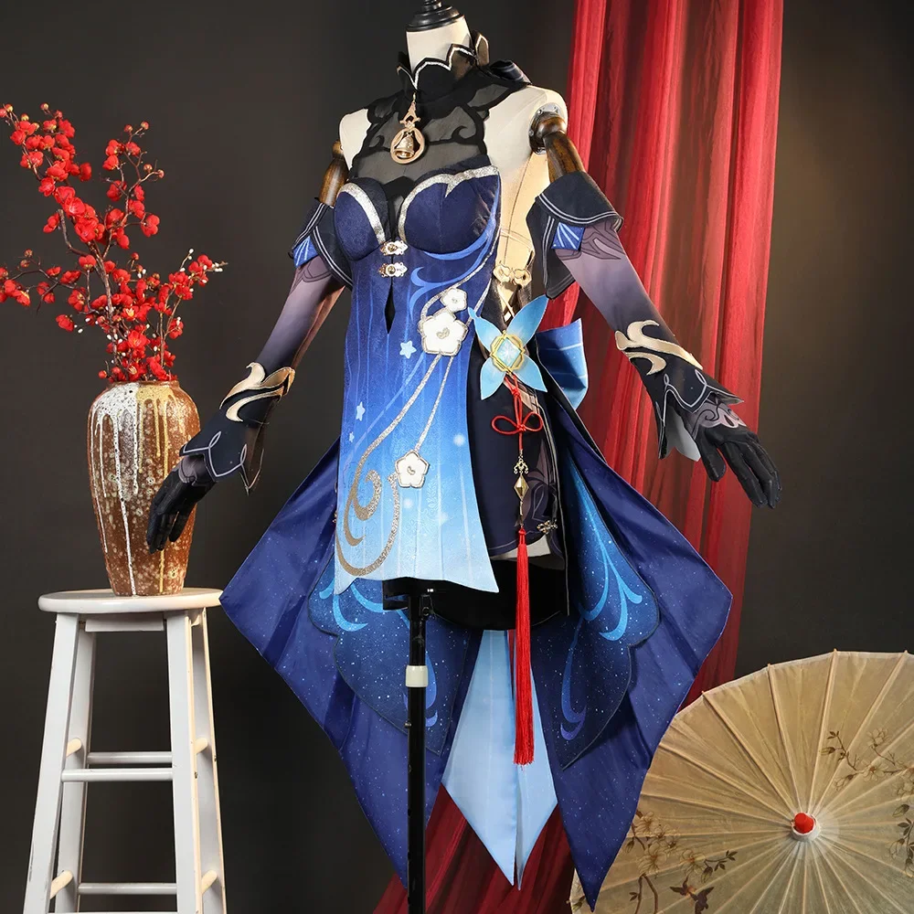 Ganyu New Quality Outfit Skin Cosplay Costume Impact Cosplay Twilight Blossom Gan Yu Set Cosplay Lantern Rite Costume