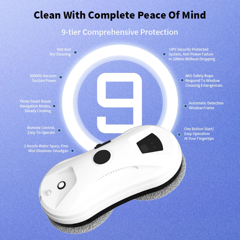 Langou Automatic window cleaning unit