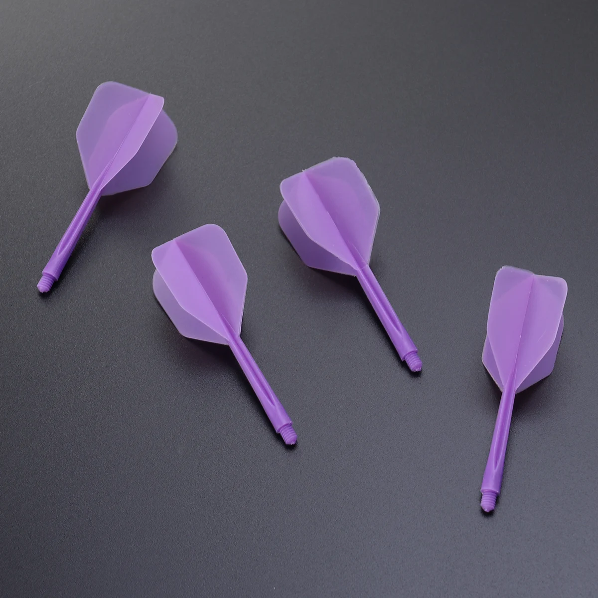 

4 Pcs Dart Tail Wing Protector Accessories Supplies Clear Flights Conjoined