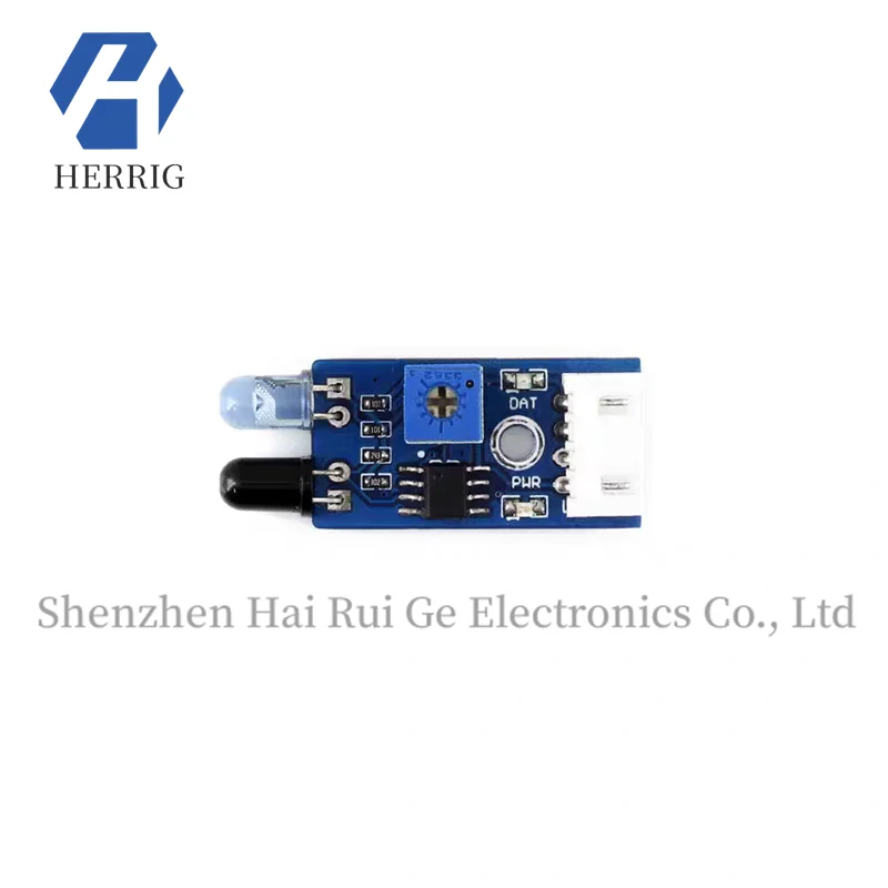 Modul Penghindaran Rintangan Inframerah Micro Snow LM393 Modul Sensor Inframerah Cocok untuk Mobil Pintar/Robot