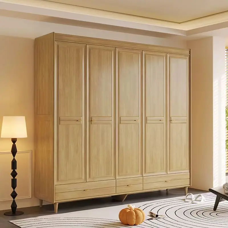 Modern Elegant Wardrobes Bedroom Wood Organize Luxury Cupboard Wardrobes Closet Storage Clothes Guarda Roupas House Accessories