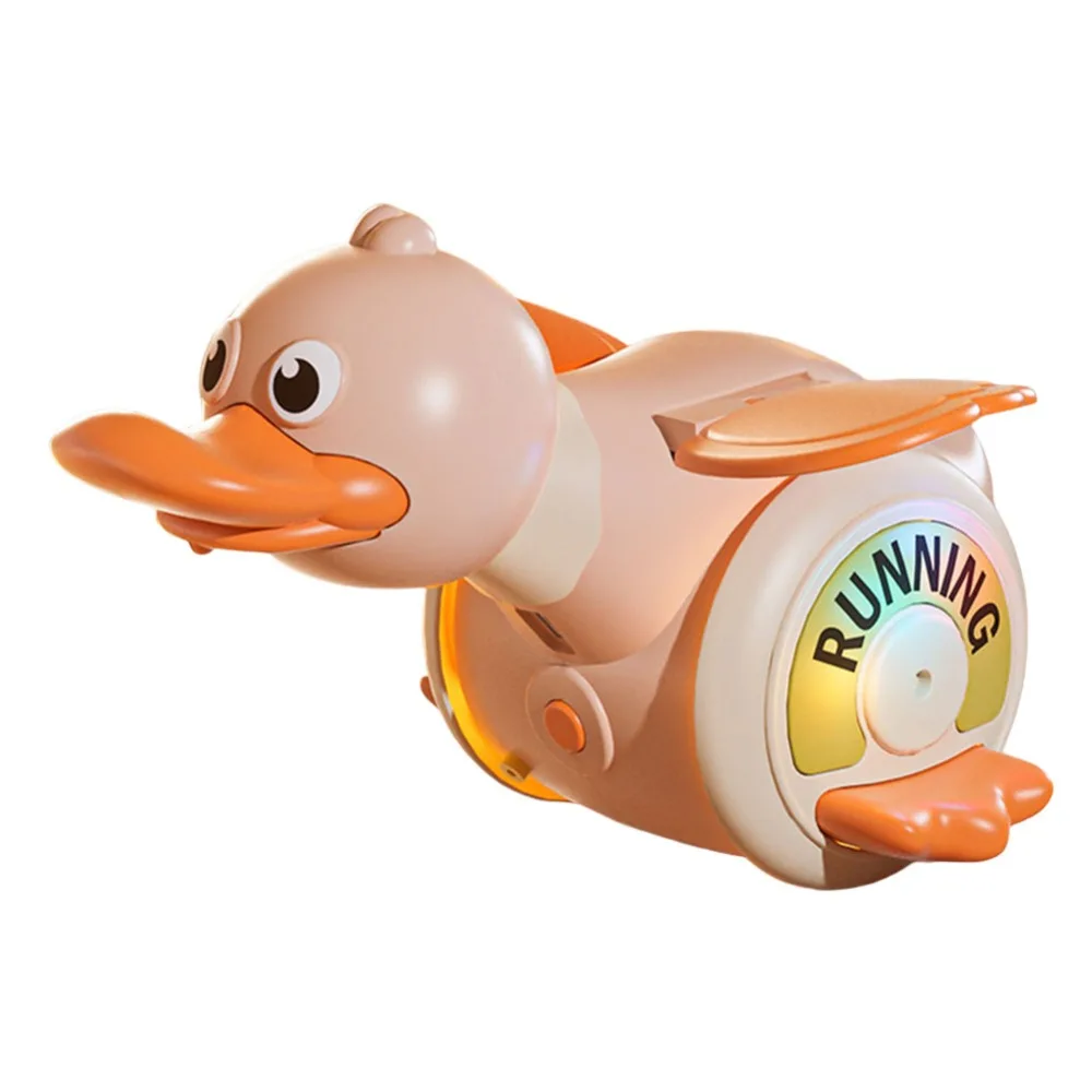 Plastic Electric Duck Musical Interactive Simulation Rotating Foraging Duck Movable Collection Sensory Dancing Duck