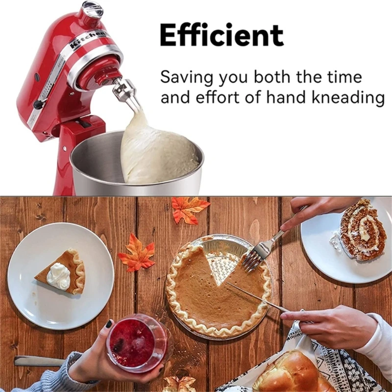 ملحقات خلاط العجين ، خطاف العجين ، استبدال مادة الفولاذ المقاوم للصدأ لـ K45 دروبشيبينغ