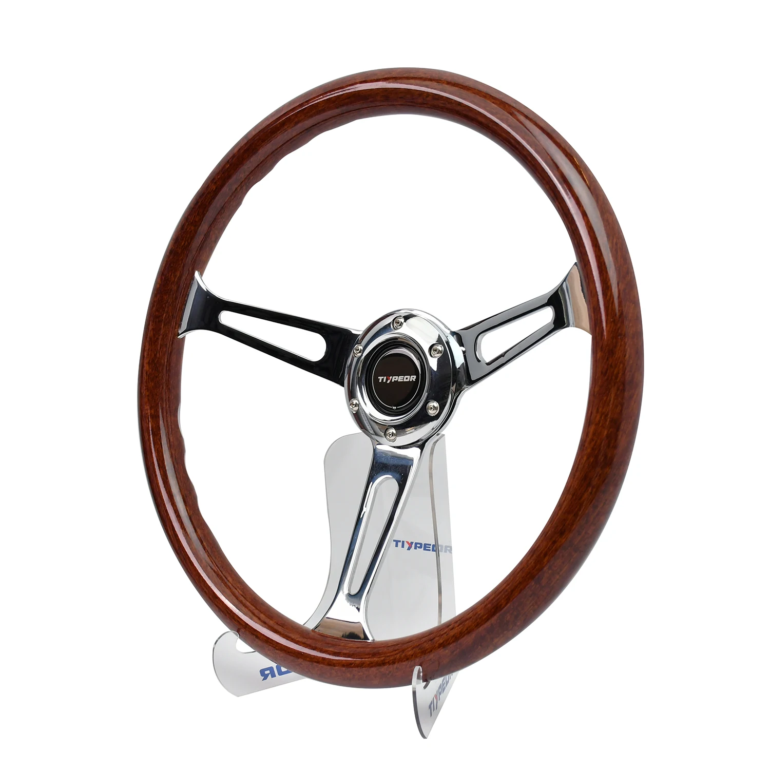 

Retro Copy wood Racing Steering Wheel 14 Inch ABS Aluminum Alloy Cars Accessory Auto parts Universal Steering Wheel