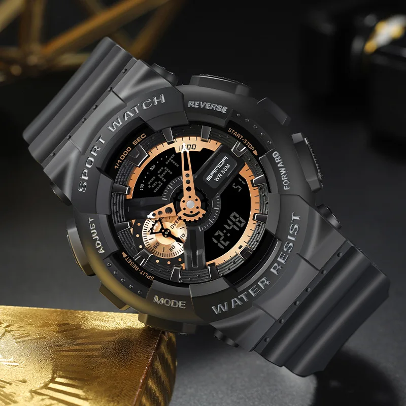 

Официальные Аутентичные товары, мужские многофункциональные электронные часы с ручной подъемностью