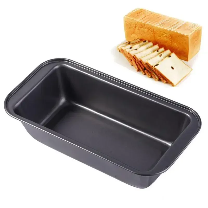 1pc Loaf Pan Rectangle Toast Bread Mold Cake Mold Carbon Steel Loaf Pastry Baking Bakeware DIY Non Stick Pan Baking Tools Mold