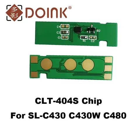 20pcs CLT-404S Chip For Samsung Xpress SL-C430 C430W C480 C480W Toner Cartridge Chip CLT-K404S CLT-C404S CLT-M404S CLT-Y404S