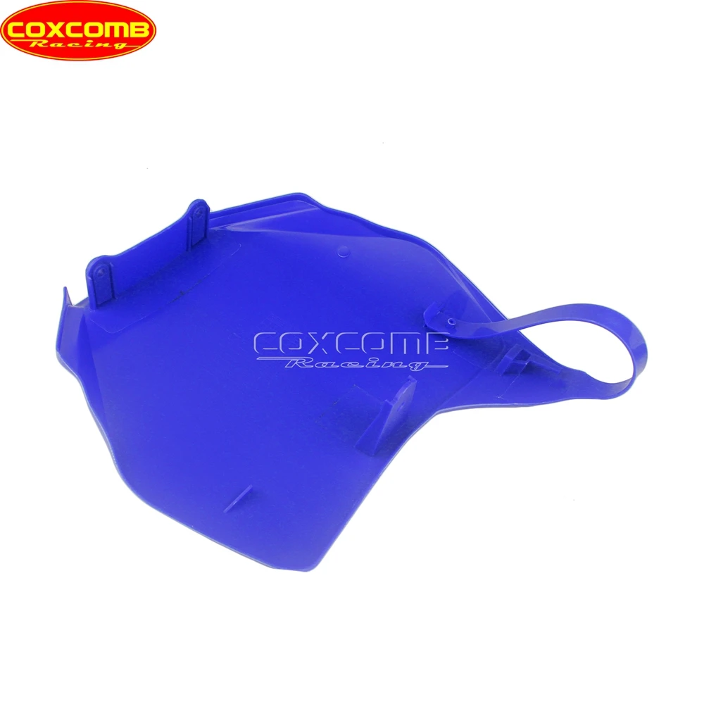 Blue Motocross Enduro Front Fender & Front Number Plate Mudguard Plastic Fairing Kit For Yamaha YZ125 YZ250 WR250 WR450 YZ WR view 3