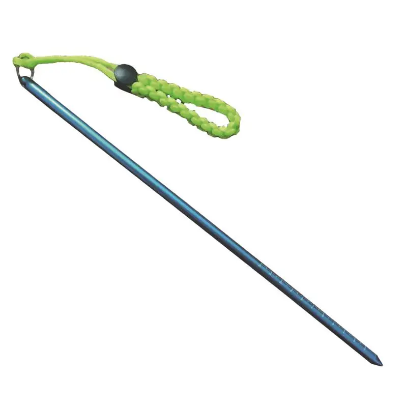 Diving Pointer Stick Water Diving Equipment With Braided Rope Underwater Diving Stick Aluminum Alloy Diving Stick For Underwater