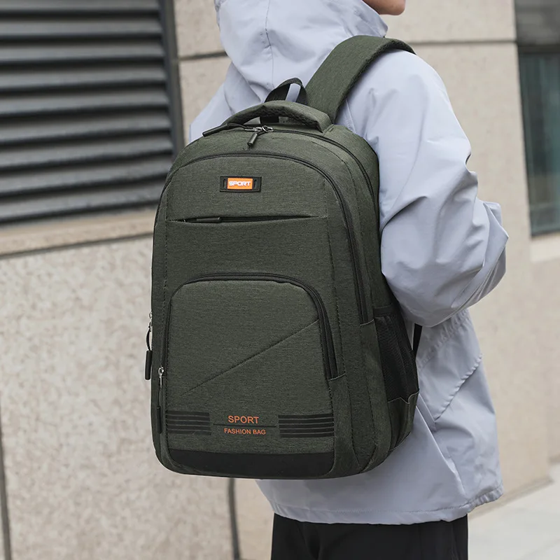Lightweight waterproof Oxford cloth backpack simple large capacity student backpack travel 15.6 inch computer storage backpack