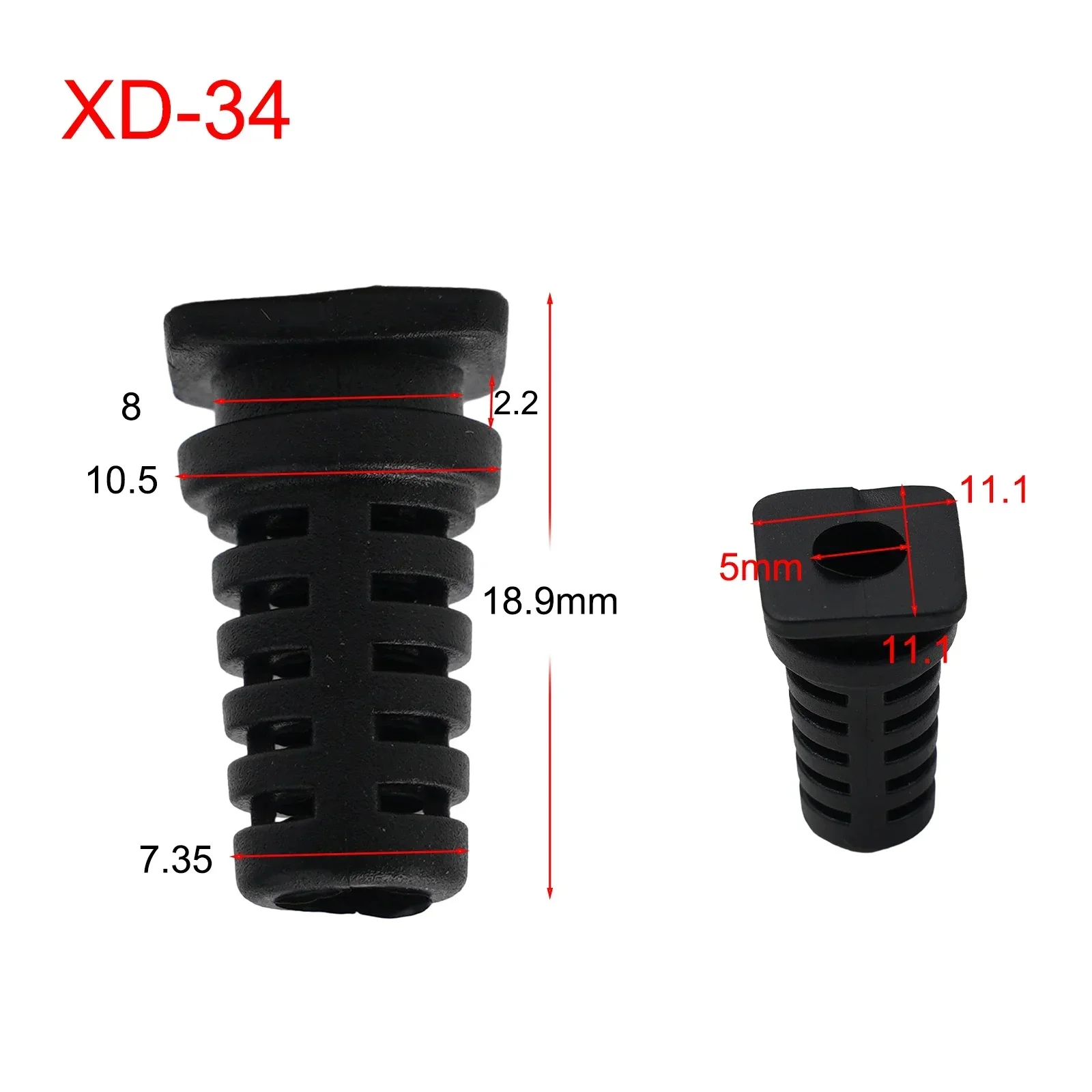 10pcs 3.5/4/5mm Cable Gland Connector Rubber Strain Relief Cord Boot Protector Hose Wire Cable Sleeve For Cellphone Charger