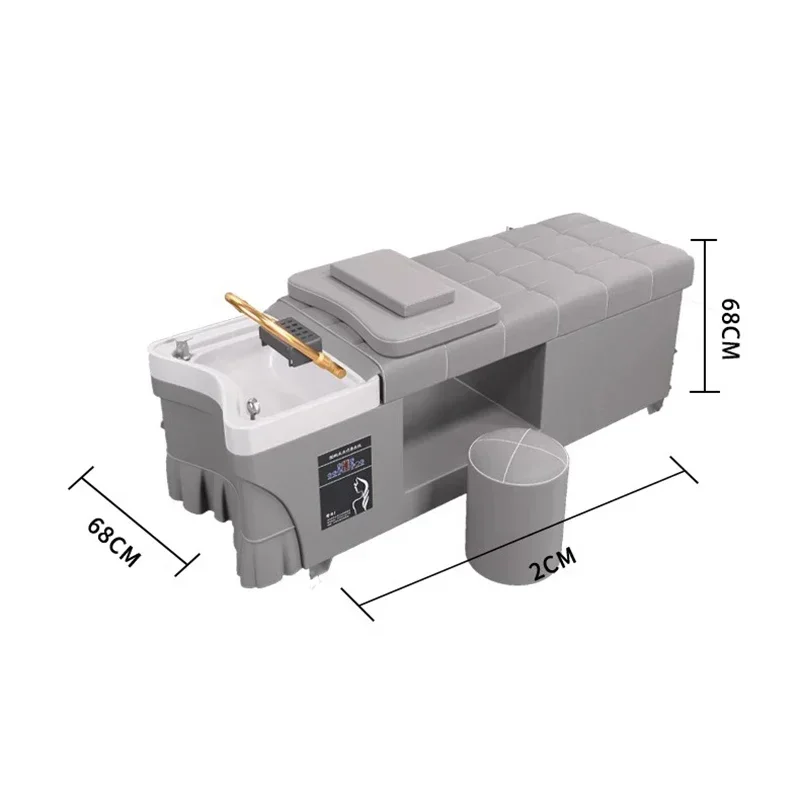 سبا الشعر السرير شامبو الأظافر الغسيل العكسي اليابانية تصفيف الشعر حوض المهنية المياه هوب تصفيفة الشعر Mobilier Coiffure الحلاق غسل