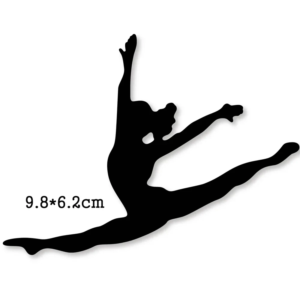 Dancing Girls&Gymnastics Race Metal Cutting Dies For Stamps Scrapbooking Stencils DIY Paper Album Cards Decor Embossing 2020 New