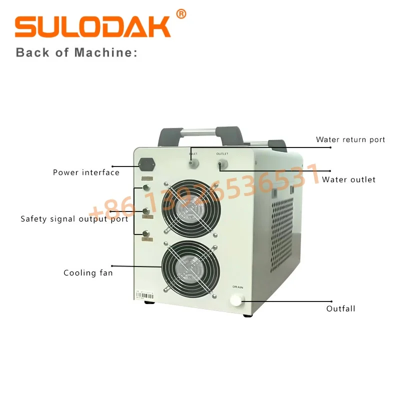 High Power UV Ink Drying UV Light 100*50mm Water Cooling LED Uv Curing System for Label UV Flexo Printing
