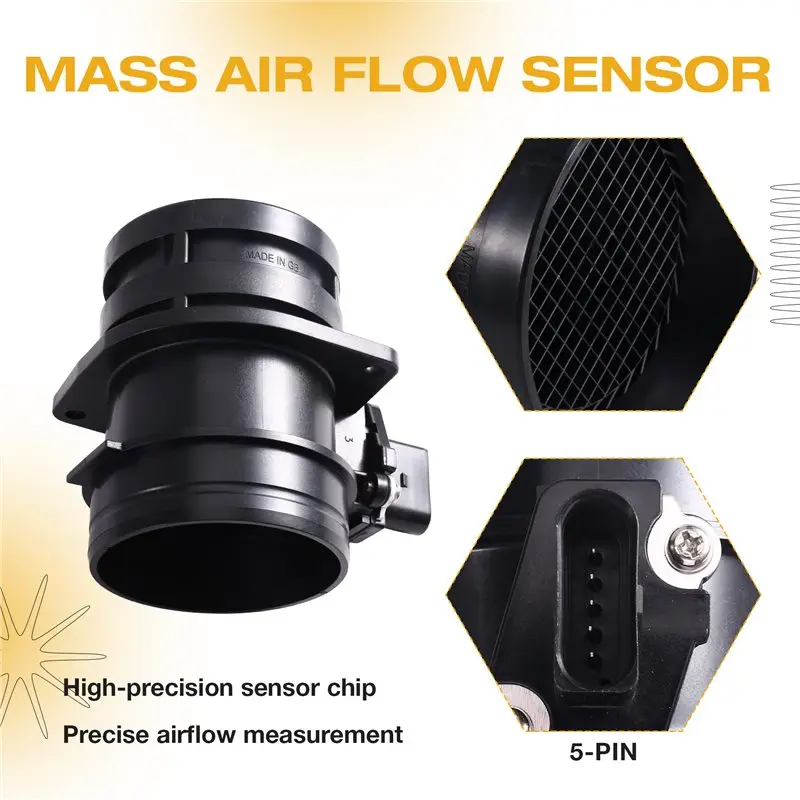 A69EMAF0051 2505078 For A3 A4 A5 A6 VW Jetta Passat Tiguan EOS For 2008-2018 Mass Air Flow Meter Sensor AFH60-34