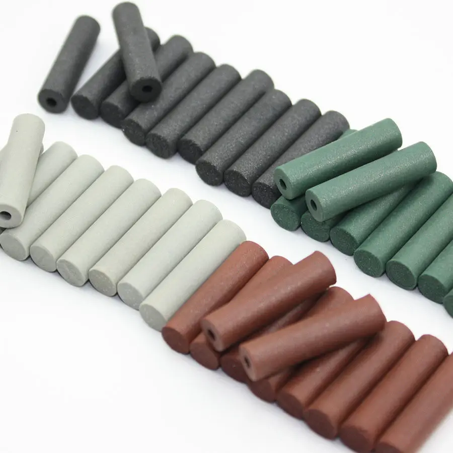 As rodas de lustro do silicone para o laboratório dental, brotos dentais, polidores dentais, 2,35mm, 40 parts um bloco