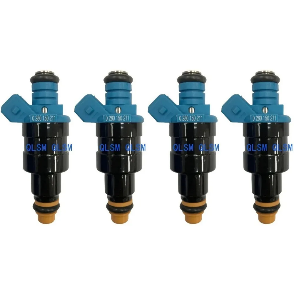 

4Pcs 0280150211 Fuel Injector For BMW E30 318i Peugeot 205 309 GTi Renault 1.8L 2.2L EV1 Nozzle Flow Matched Set High Quality