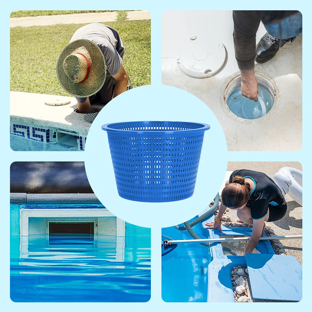 سلة مقشدة حمام السباحة مقاس 8 بوصة سلة مقشدة بلاستيكية لحمام السباحة الداخلي سلة مقشدة لحمام السباحة لـ Hayward SP1070