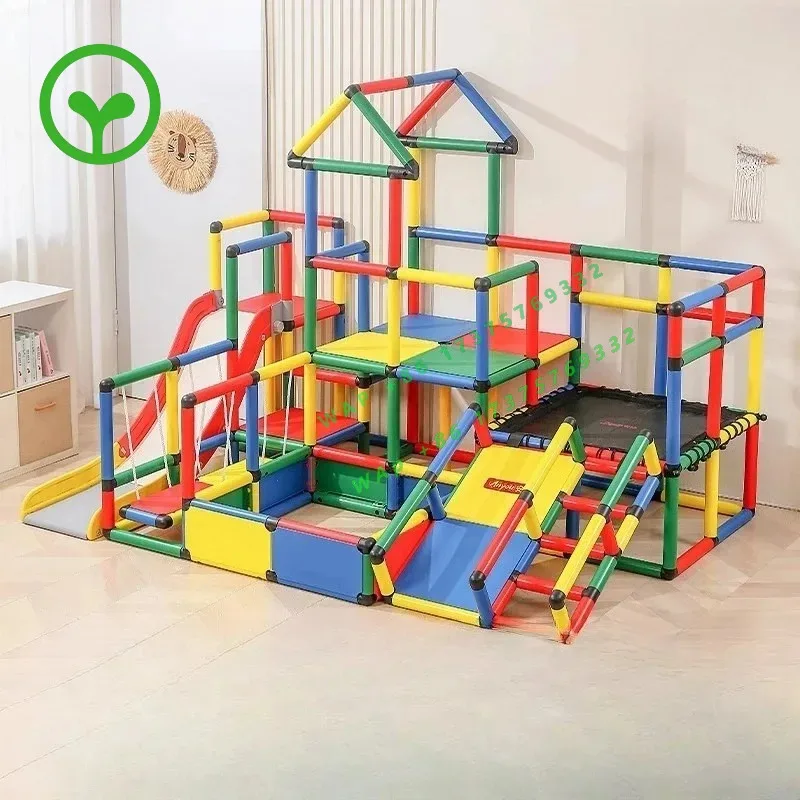 26 StyleAnyou Climbing Frame Indoor Children's Baby Small Apartment Infant Room Slide Pipe Multi-function