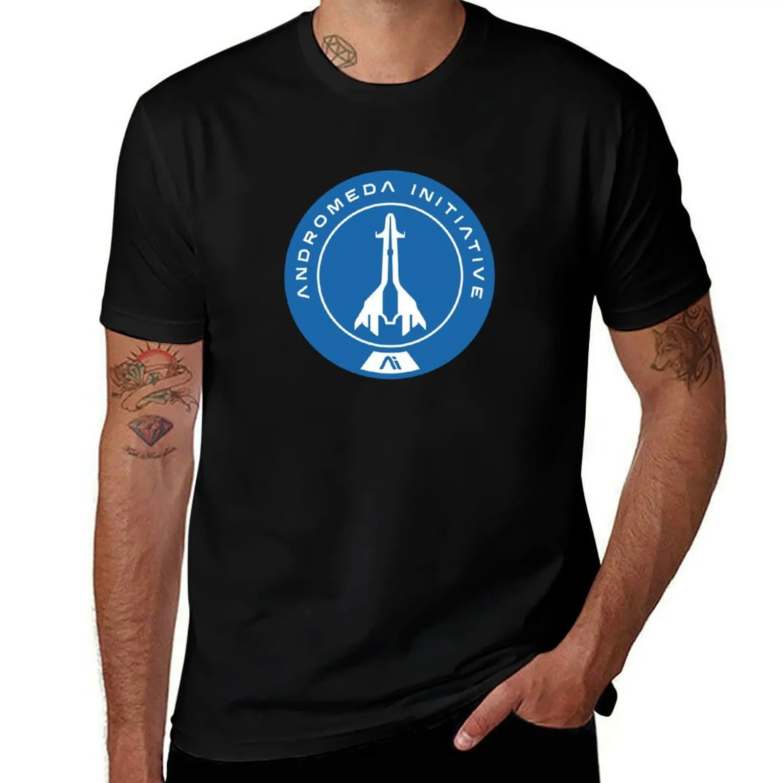 

Mass Effect Andromeda Pathfinder Initiative T-Shirt Plus Size Loose Short Sleeve Top