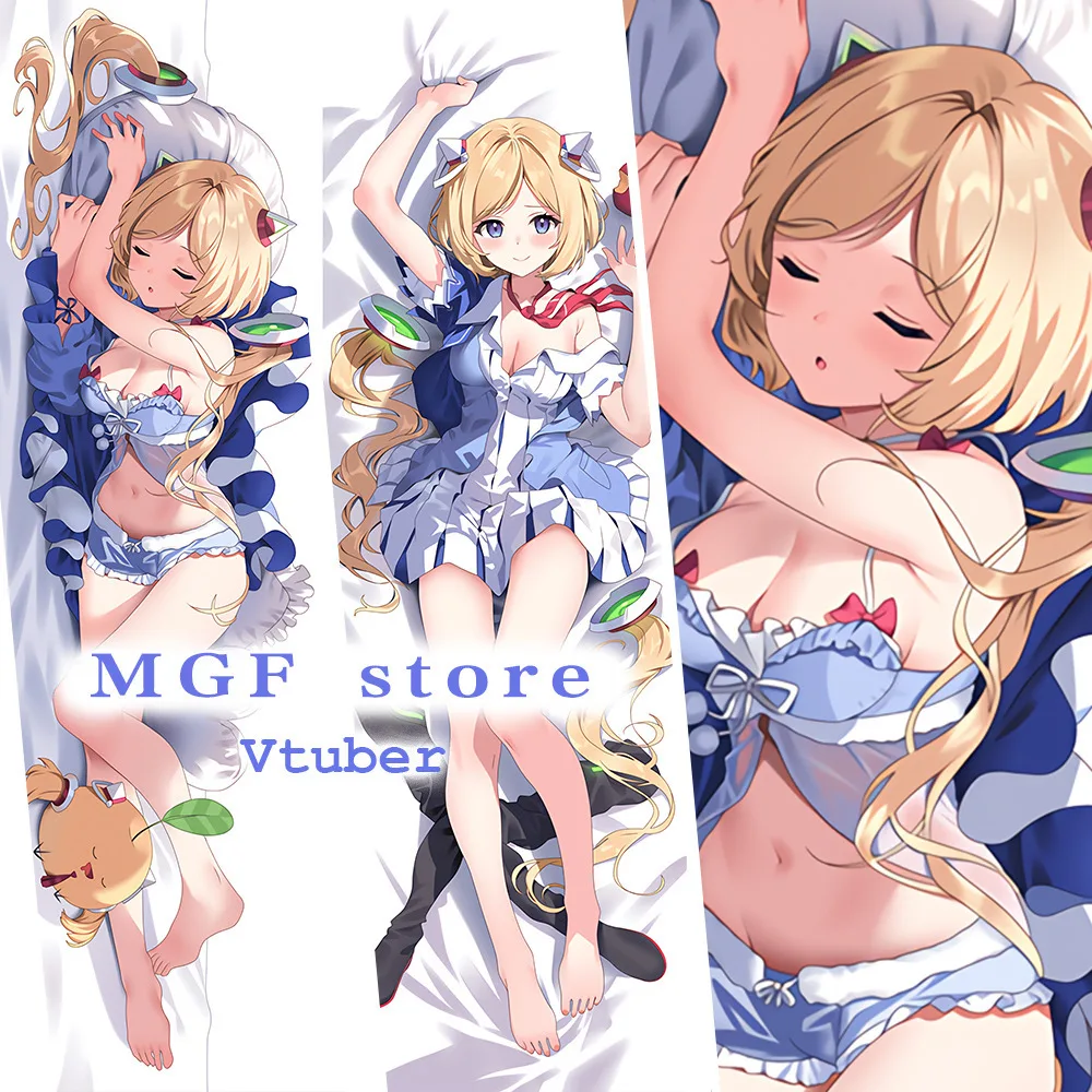 

Наволочка для тела Vtuber Aki розентал, аниме персонаж дакимакура, реквизит для косплея, двухсторонняя наволочка