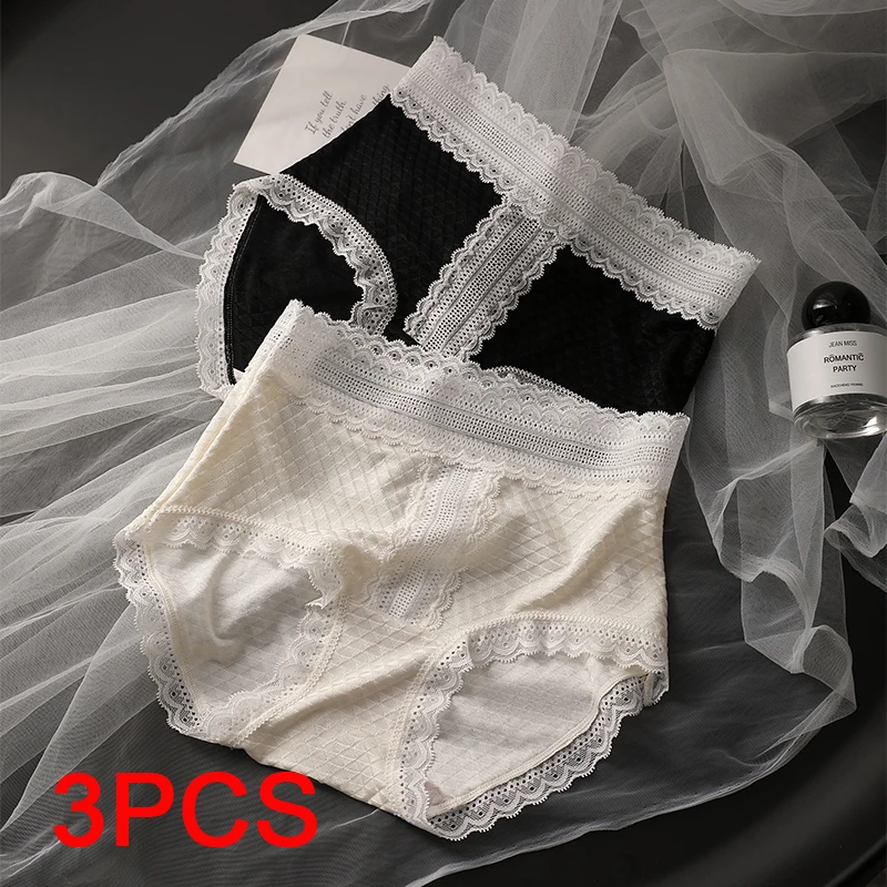 3Pcs Seamless Panties for Women Underwear Fashion Women's Panties Set Lingerie Sexy Briefs Hot Lace Triangular Underpants