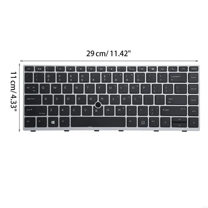لوحة مفاتيح 62KA LAPTOP US Layout لـ ELITEBOOK 840 846 745 US الإصدار الأسود