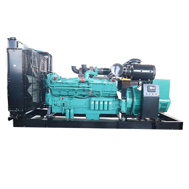 Cummins 1000 kW Open Type Generators with Remote Radiator Powered by Efficient Combustion