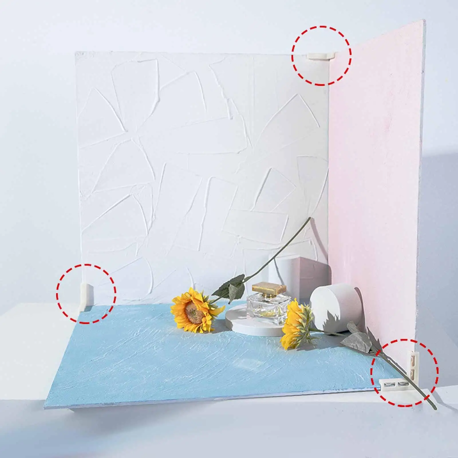 Backdrop Board Bracket Lightweight Universal Photography Clasp for Photography Shop Flat Lay Cosmetics Studio Photography Props