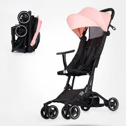 Lightweight Stroller,Can Sit and Lie Folding Simple Baby Strollers,Portable High Landscape Umbrella Baby Car, Children's Trolley