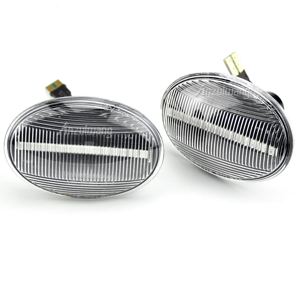 

Fit For BMW MINI Cooper R56 R57 R58 R59 CL-R56-LSM-SM 2pcs Flowing Turn Signal Light Dynamic LED Side Marker Side Indicator