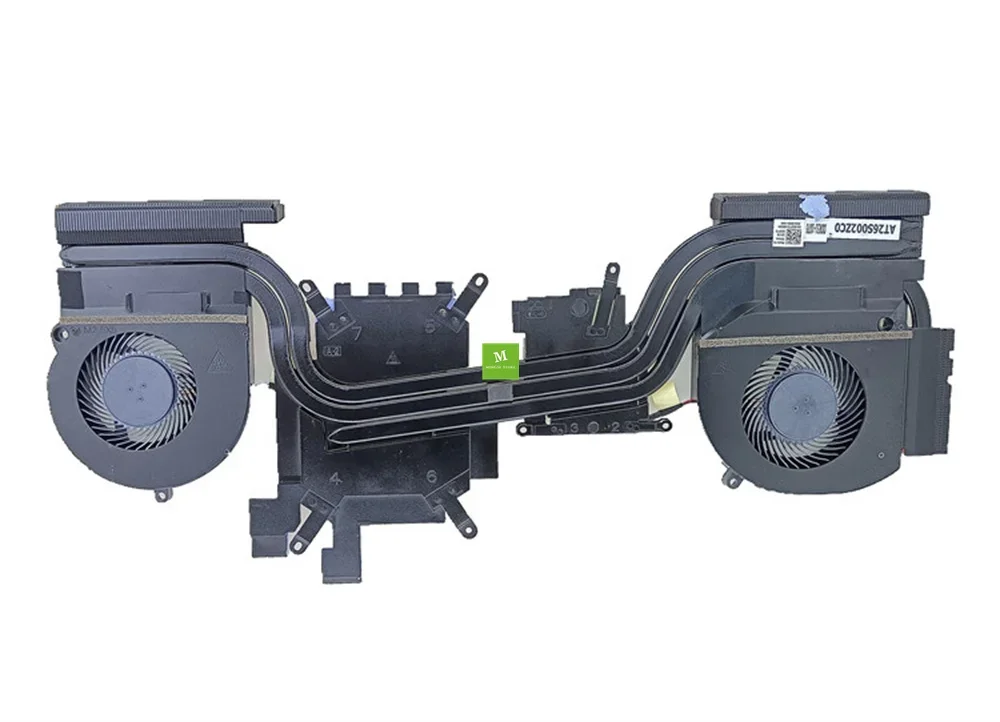 

03FT5 ПОДЛИННЫЙ ДЛЯ DELL 15 R4 M15X R1 R2 РАДИАТОР ВЕНТИЛЯТОРА 003FT5 AT26S002ZC0
